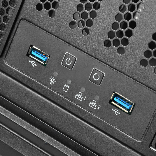 Silverstone rm400 rack behuizing (zwart | 2x usb-a 3.2 (5 gbit s))