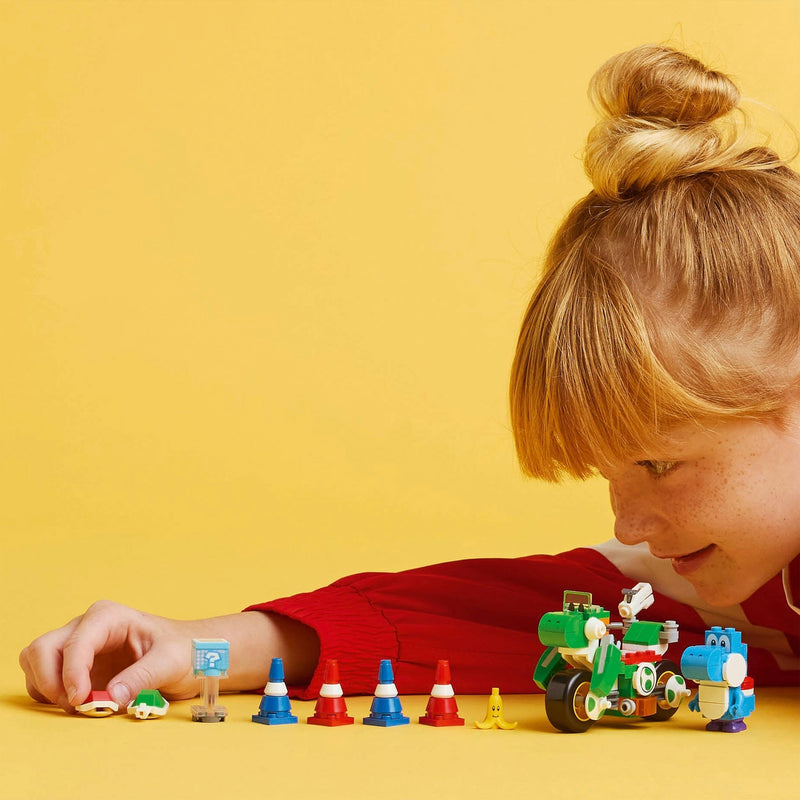 ギャラリービューアに画像をロードする, Lego super mario - mario kart - yoshi-crosser constructiespeelgoed (72031)
