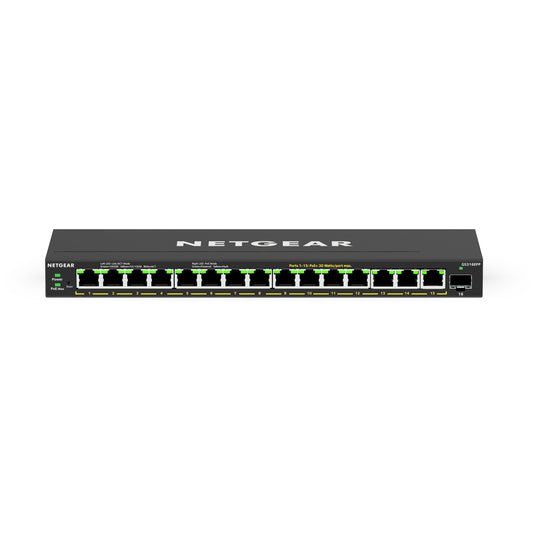 Netgear gs316epp switch (zwart)