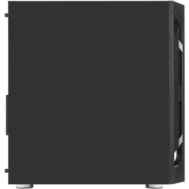Silverstone sst-fah1mb mini tower behuizing (zwart | 3x usb-a)