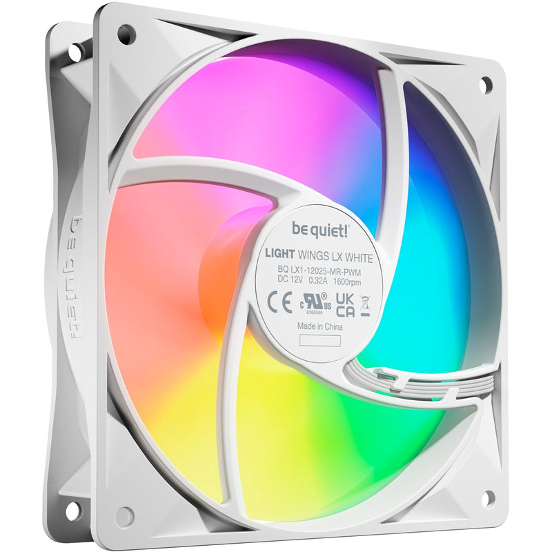 Load image into Gallery viewer, Be quiet! light wings lx pwm rgb case fans (wit, 3 stuks, 120 x 120 x 25 mm)

