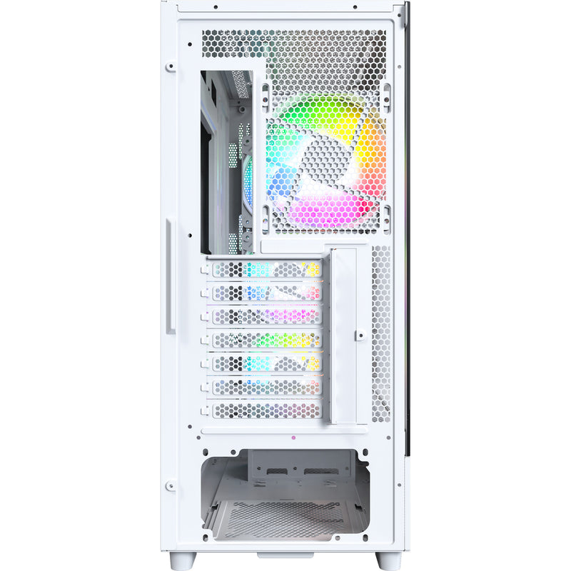 Load image into Gallery viewer, Montech x5 midi tower behuizing (wit | 2x usb-a | 1x usb-c | tempered glass)
