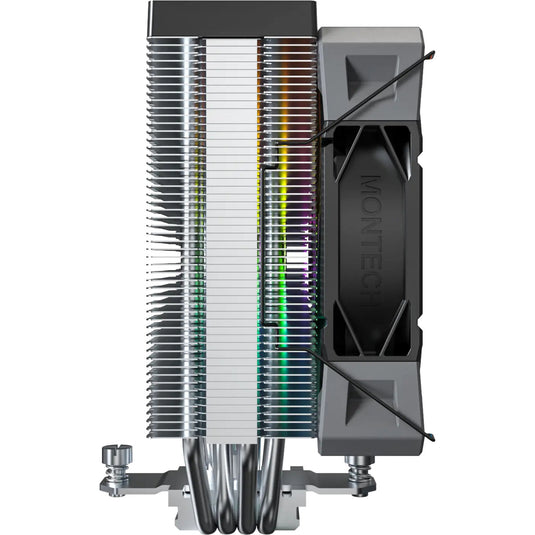 Montech nx400 argb cpu-koeler (zwart, 4-pin pwm)