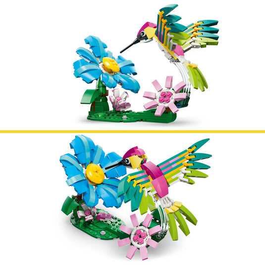 Lego creator 31384 wilde dieren: kleurrijke kolibrie