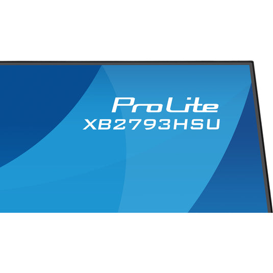 Iiyama prolite xb2793hsu-b1 27 monitor (zwart (mat), 120hz, hdmi, displayport, usb, audio)