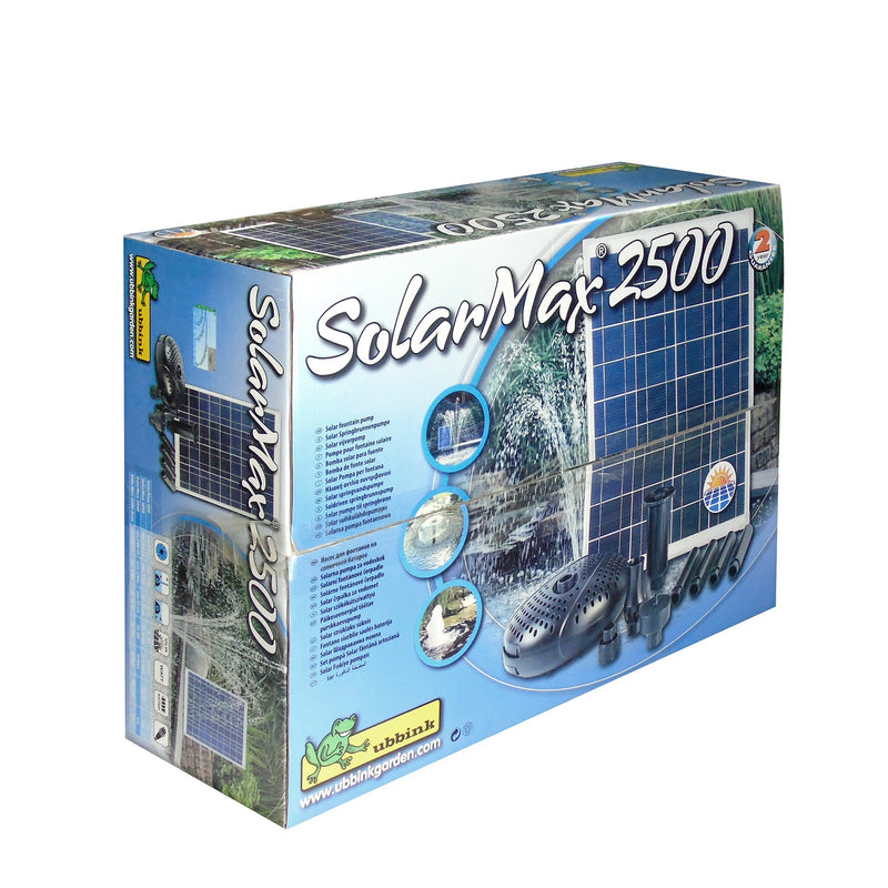 Load image into Gallery viewer, Ubbink solarmax 2500 pomp (zwart, incl. solarpaneel, pomp)
