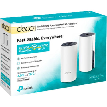 Tp-link deco p9 mesh router (wit, 2 stuks, 2.4 ghz 5 ghz dual-band)