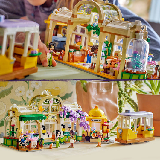 Lego friends 42671 plantencafé en bloemenwinkel