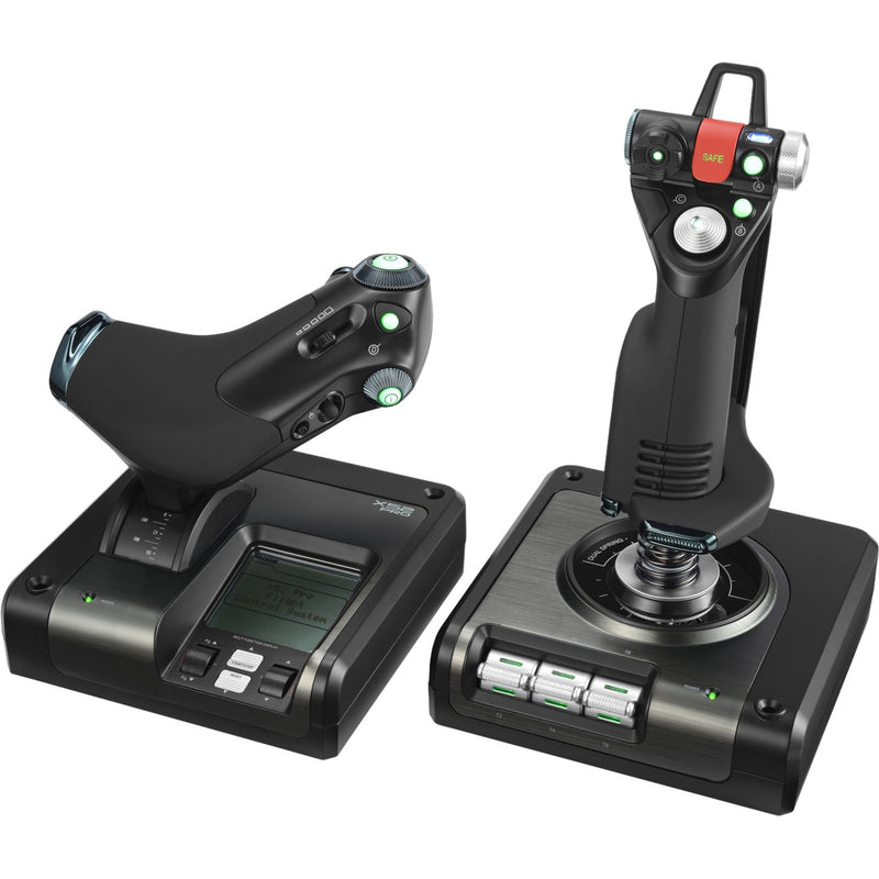 Load image into Gallery viewer, Logitech g saitek x52 pro flight gaming hotas

