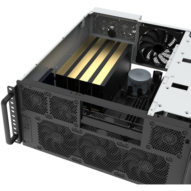 Load image into Gallery viewer, Silverstone rm53-502 rack behuizing (zwart)
