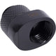 Alphacool eiszapfen 8mm offset piece rotatable g1 4 ag to g1 4 ig verbinding (zwart)