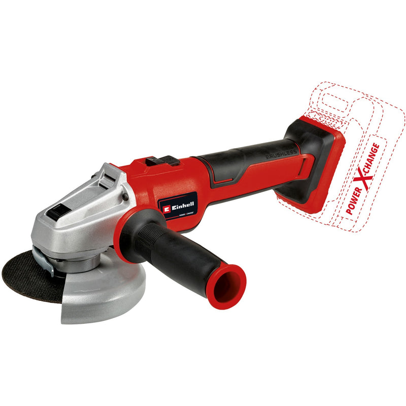 Load image into Gallery viewer, Einhell axxio accu haakse slijper 18 115 q bl solo (rood zwart, accu en oplader niet inbegrepen)
