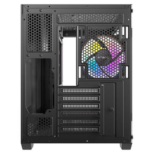 Antec cx800 argb midi tower behuizing (zwart | 2x usb-a | tempered glass)