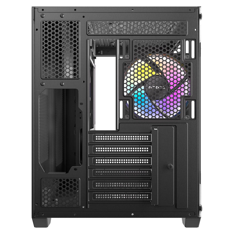 Load image into Gallery viewer, Antec cx800 argb midi tower behuizing (zwart | 2x usb-a | tempered glass)
