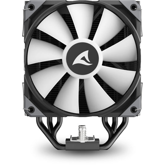Sharkoon a50 rgb cpu-koeler (zwart, 4-pins pwm fan-connector)