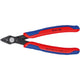 Knipex electronic super knips® 78 61 125 elektronica-tang (rood blauw, snijkant zonder facet, met openingsveer)