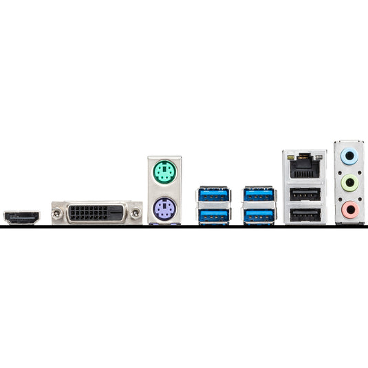 Msi a520m-a pro socket am4 moederbord (zwart grijs, raid, gb-lan, sound, µatx)