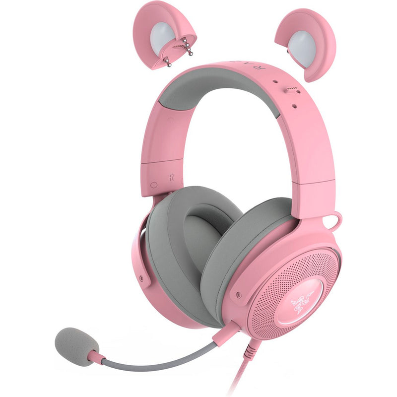 Afbeelding laden in galerijviewer, Razer kraken kitty v2 pro rgb over-ear gaming headset (roze)
