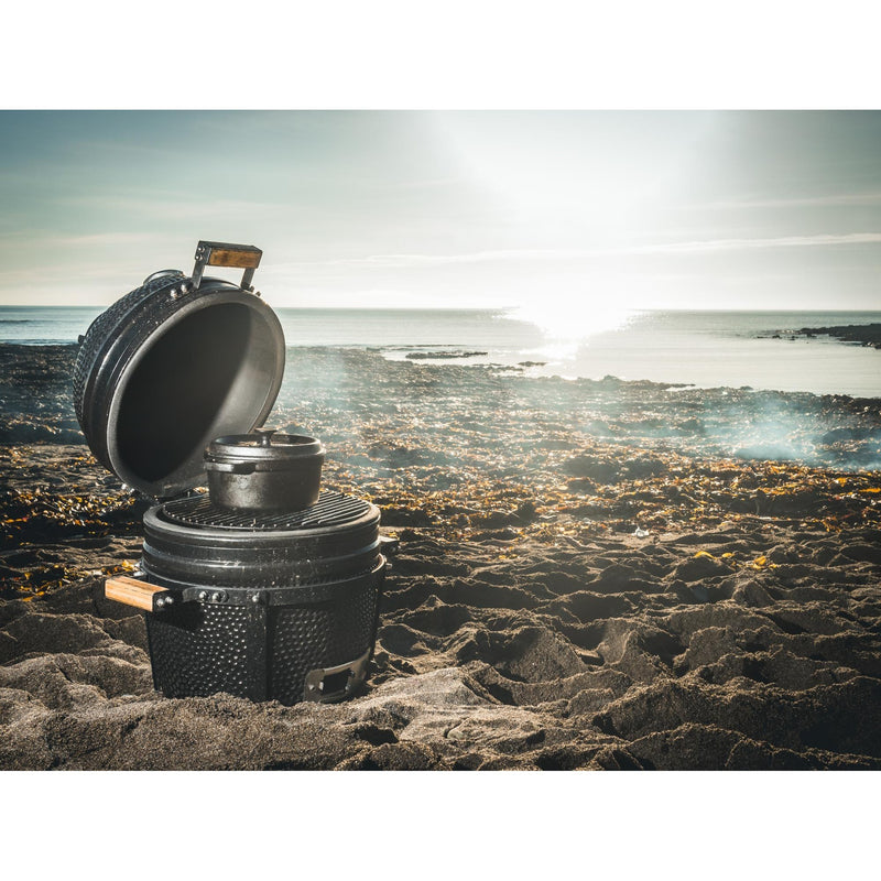 Chargez l'image dans la visionneuse de la galerie, The windmill bbq pan s bak- braadpan (zwart, ø 20 cm | 2.1 liter)
