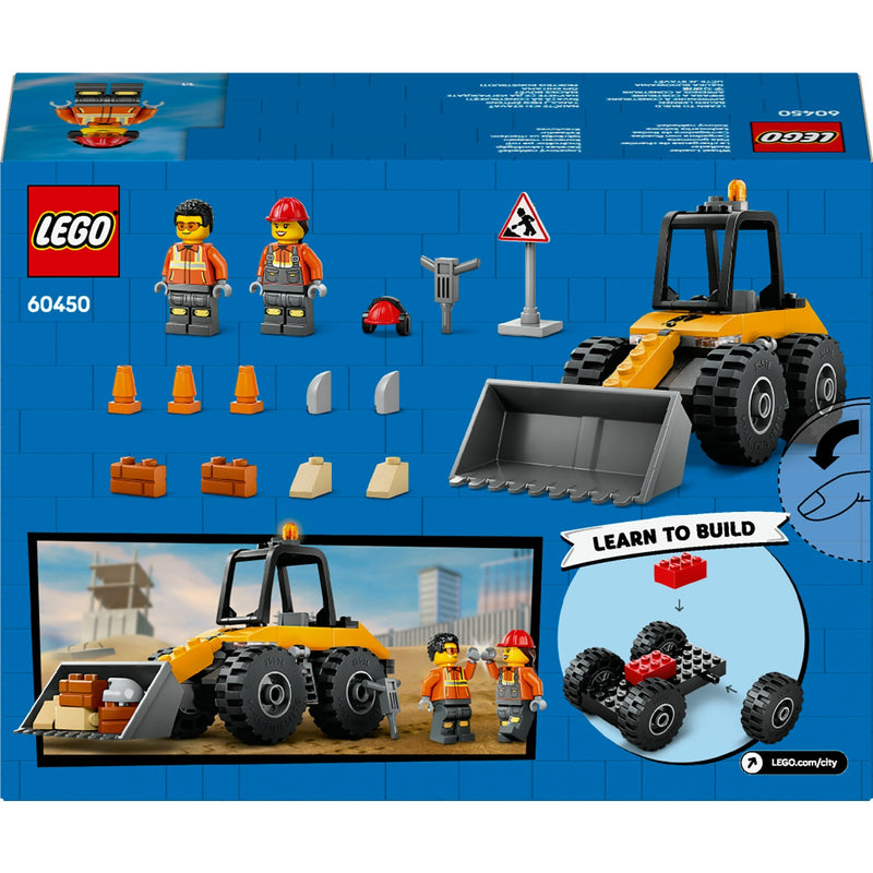 Load image into Gallery viewer, Lego city - gele wiellader constructiespeelgoed (60450)
