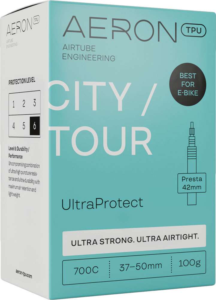 Load image into Gallery viewer, Aeron city tour ultraprotect 28 tpu inner tube
