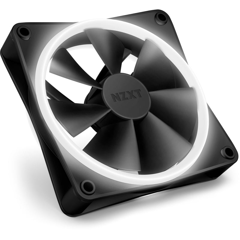 Load image into Gallery viewer, Nzxt f120 rgb duo case fan (zwart, 120 x 120 x 25 mm, pwm, zonder controller)
