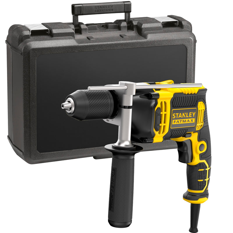 Load image into Gallery viewer, Stanley fatmax 750w klopboormachine (geel zwart, 1 snelheid, met koffer)
