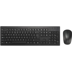 Kensington km270 eq rechargeable desktop set – wireless desktopset (zwart, us lay-out (qwerty), membraan, 100%, bluetooth, 2.4 ghz)