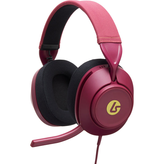 Powera lucidsound ls10x gen 2 bedrade gamingheadset voor xbox series x|s - robijn over-ear gaming headset (donkerrood, xbox series x|s, xbox one, pc)