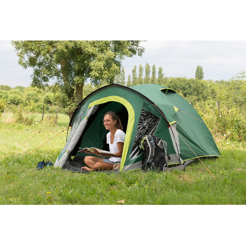 Load image into Gallery viewer, Coleman kobuk valley 4 plus tent (donkergroen lichtgroen)
