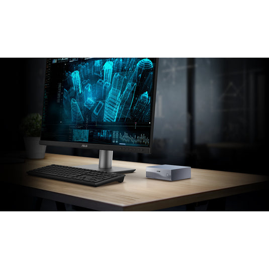 Asus ascent gx10 arm v9.2-a 128 1 mini-pc (donkergrijs | nvidia gb10 grace blackwell | dgx spark | nvlink-c2c | 128 gb | 1 tb ssd)
