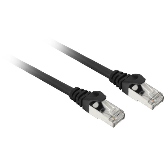 Sharkoon netwerkkabel sftp, rj-45 met cat.7a (zwart, 2 meter, ruwe kabel)