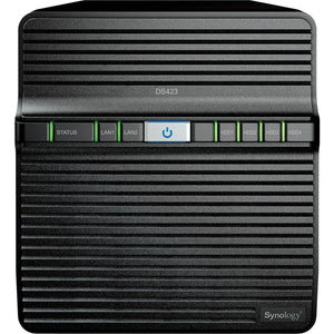 Synology diskstation ds423 nas (zwart, 2x rj-45, 2x usb-a 3.2 (5 gbit s))