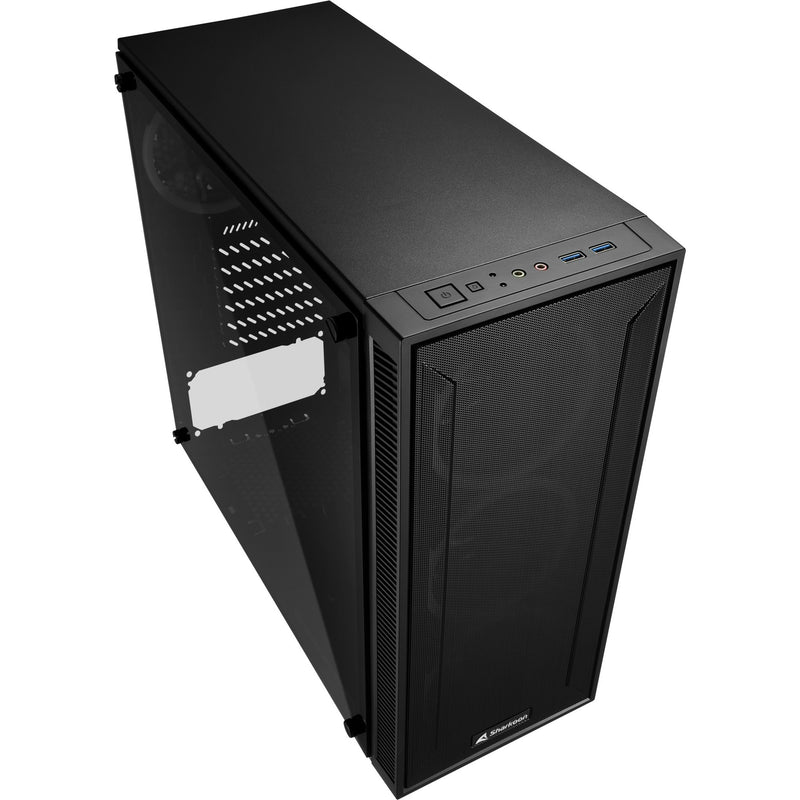 Load image into Gallery viewer, Sharkoon tg4m rgb midi tower behuizing (zwart | 2x usb-a | rgb | tempered glass)
