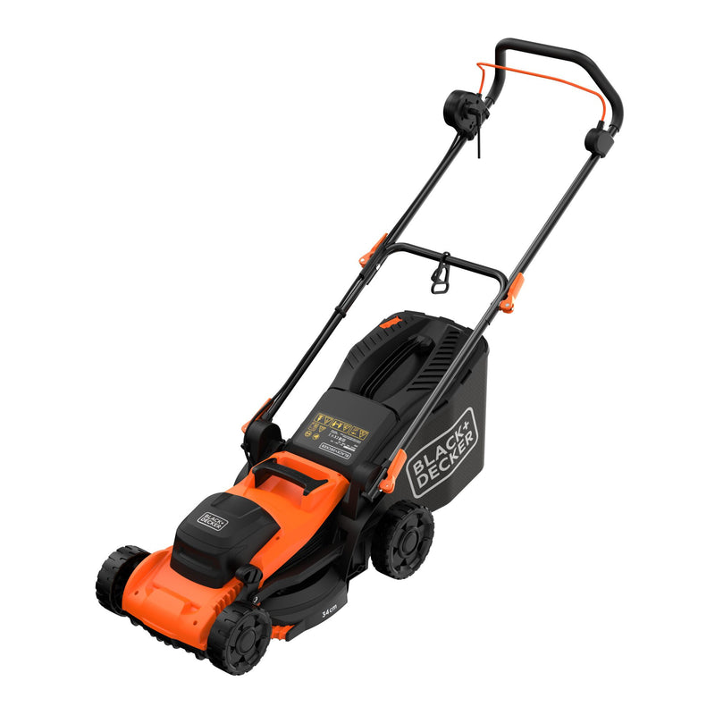 Load image into Gallery viewer, Black+decker bemwp340 grasmaaier (oranje zwart, 34 cm, 1400w)
