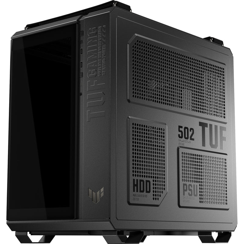 Chargez l'image dans la visionneuse de la galerie, Asus tuf gaming gt502 horizon argb midi tower behuizing (zwart | 3x usb-a | 1x usb-c | tempered glass)
