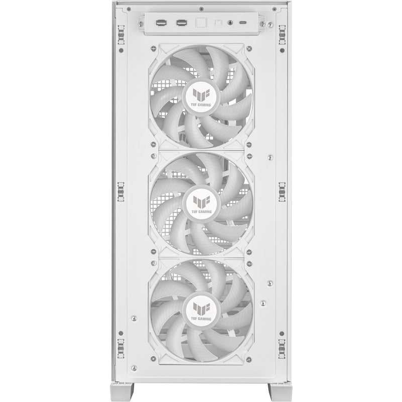 Load image into Gallery viewer, Asus tuf gaming gt302 argb midi tower behuizing (wit | 2x usb-a | 1x usb-c | rgb | tempered glass)
