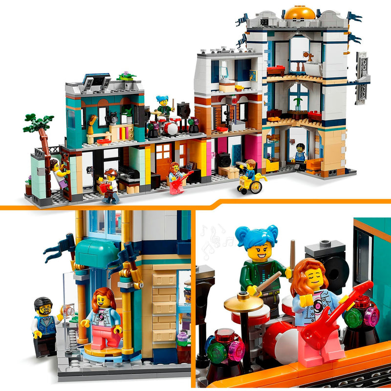 Load image into Gallery viewer, Lego creator 3-in-1 - hoofdstraat constructiespeelgoed (31141)
