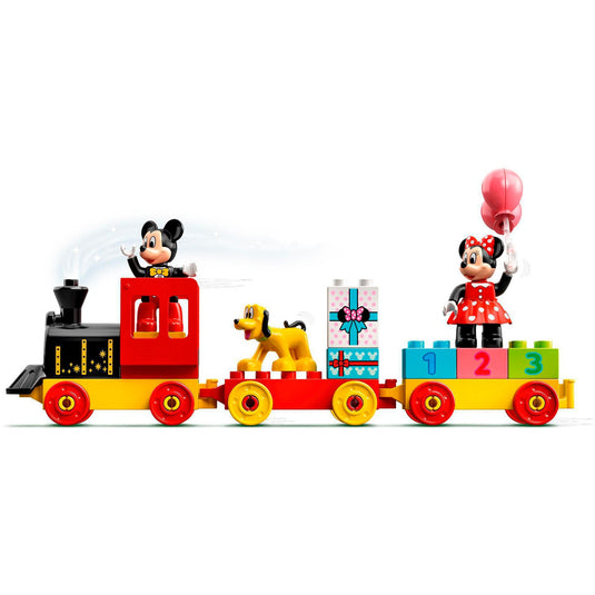 Lego duplo disney mickey minnie verjaardagstrein, bouwbaar speelgoed voor peuters 10941