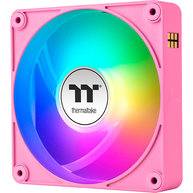 Load image into Gallery viewer, Thermaltake ct120 ex argb sync pc cooling fan pink (3-fan pack) case fans (pink, 3 stuks, 120 x 120 x 25 mm, pwm)
