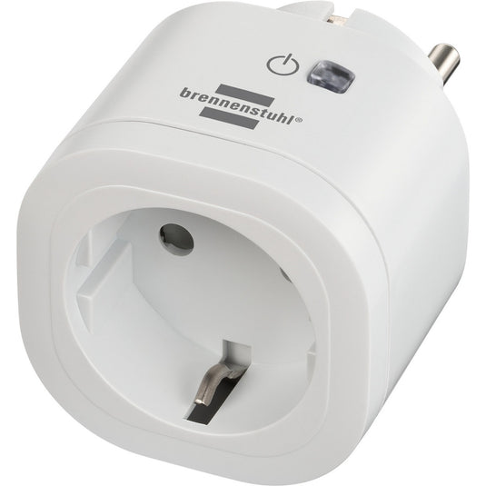 Brennenstuhl connect smart plug wa 3600 xs02 stekkerdoos (wit, 2.4 ghz wifi, alexa, google, matter)