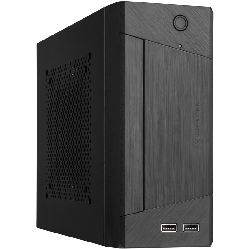 Laden Sie das Bild in Galerie -Viewer, Silverstone sst-ml10b htpc behuizing (zwart | 2x usb-a)
