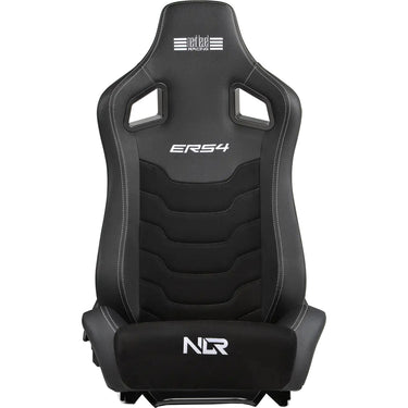 Next level racing ers4 elite reclining seat - pu leder suède edition gamestoel (zwart)