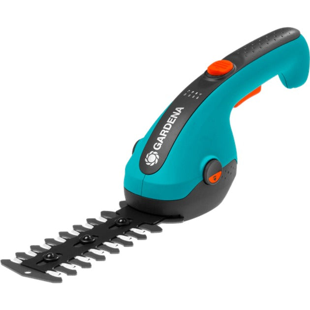 Load image into Gallery viewer, Gardena accu gras- buxusschaar classiccut li grasschaar (turquoise zwart, incl. li-ion-accu 2,5ah)
