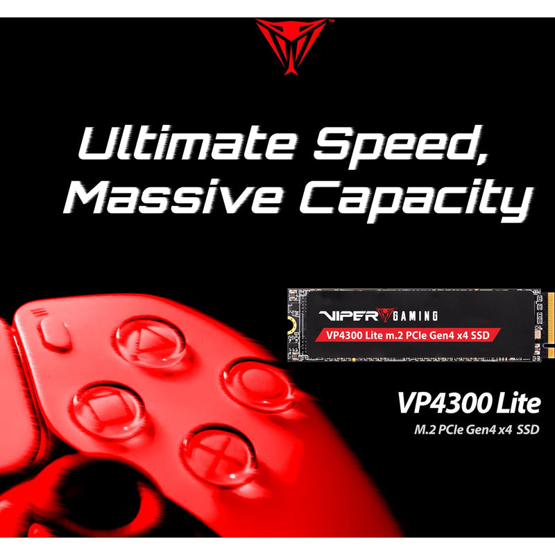 Load image into Gallery viewer, Patriot vp4300 lite 4 tb ssd (zwart, pcie 4.0 x4, nvme 2.0, m.2 2280)
