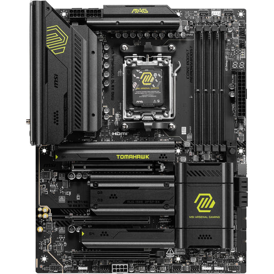 Msi mag x870 tomahawk wifi socket am5 moederbord (raid, 5 gb-lan, wlan, bt, sound, atx)