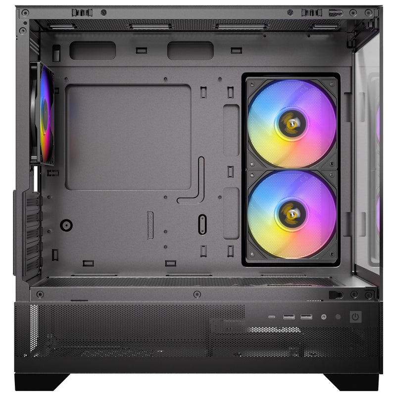 Load image into Gallery viewer, Antec cx500m rgb mini tower behuizing (zwart | 3x usb-a | tempered glass)
