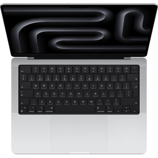 Apple macbook pro 2023 14 (mr7j3n a) refurbished laptop (zilver | m3 8 core | 10‑core gpu | 8 gb | 512 gb ssd)