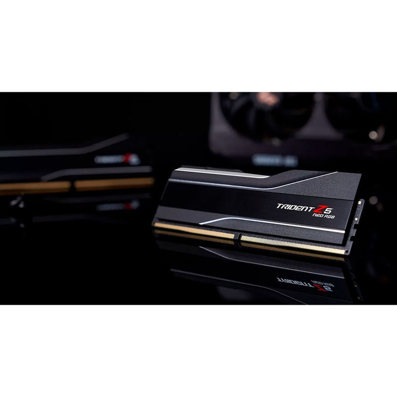 Load image into Gallery viewer, G.skill 32 gb ddr5-6400 (2x 16 gb) kit werkgeheugen (zwart, f5-6400j3239g16gx2-tz5nr, trident z5 neo rgb, expo)
