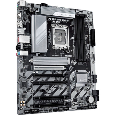 Gigabyte b860 ds3h wifi6e socket 1851 moederbord (zilver zwart, raid, 2.5gb-lan, wi-fi 6e, bt, sound, atx)